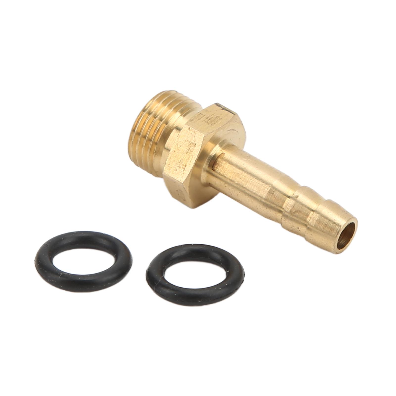 

Газовый адаптер из алюминиевого сплава, фитинги клапана 6 мм с двумя резиновыми кольцами для кемпинга на открытом воздухе