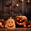 Artificial Pumpkin Ghost Ornament Cute Multipurpose Indoor Outdoor Halloween Autumn