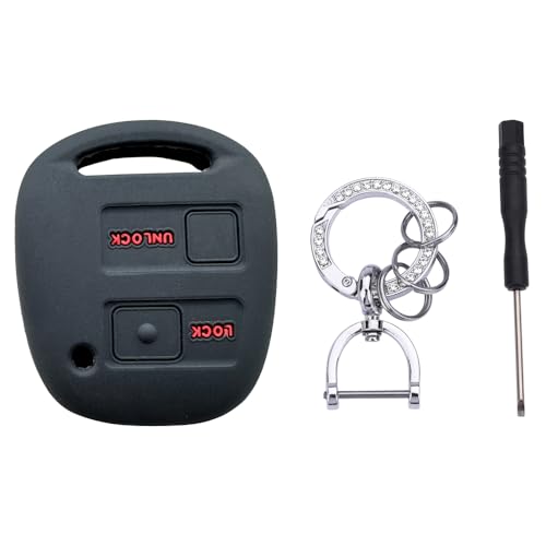 

Kinotaka Silicone Keyless Cover for Toyota/Daihatsu/Subaru 2 Button Passo, Rush, bB, Move, Mira, Tanto (L360s), Lactair Scratch Resistant Silicon