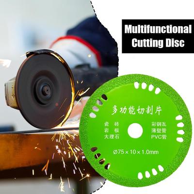 Disques à découper le verre 75 mm 3 pouces 10 mm Diamant Marbre Meulage Meulage Bouteilles Outils Lames de scie C7P5