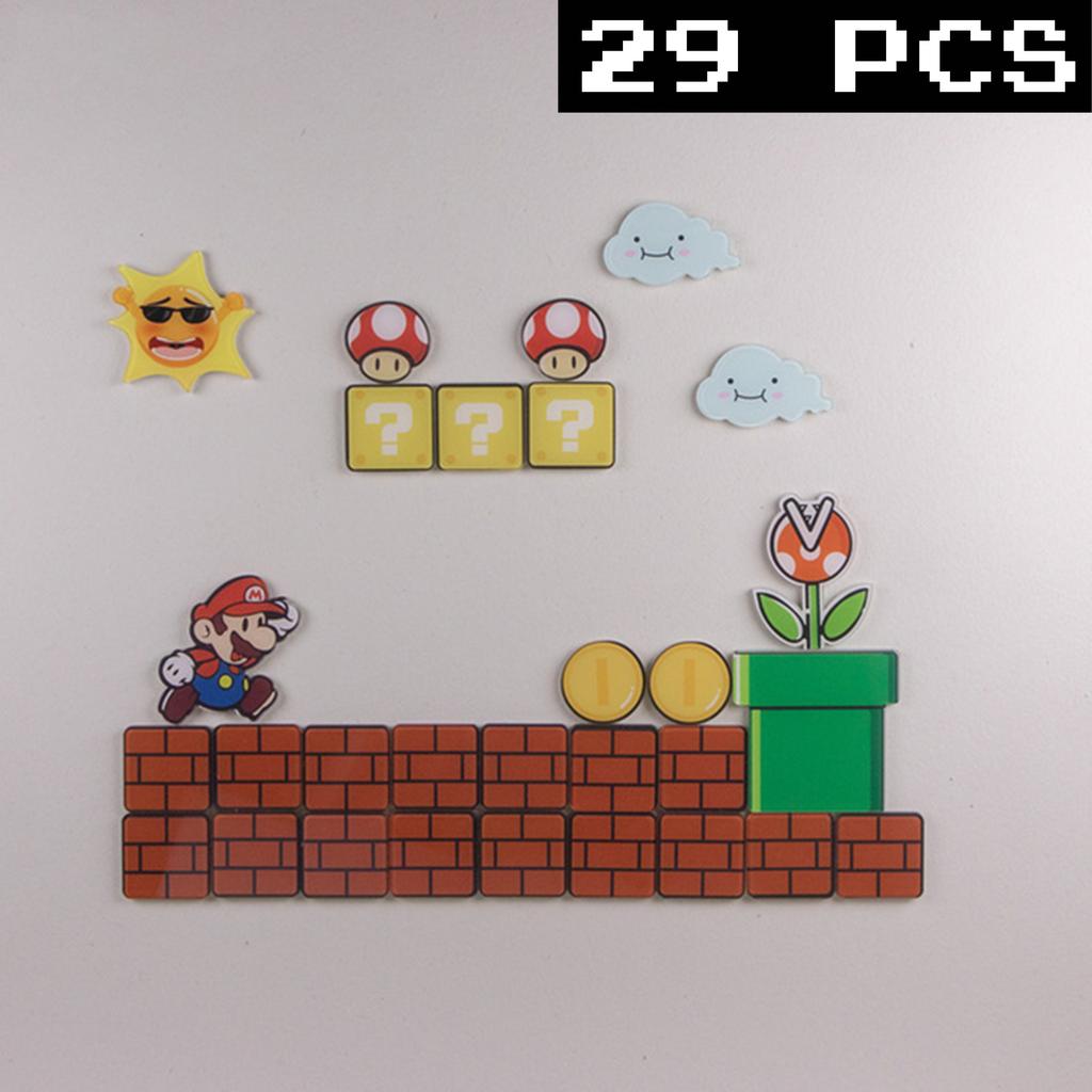 Cartoon Bros Fridge Magnet Home Kitchen Convenience Sticker Anime Photo Message Board Refrigerator Magnetic Stickers Home Dec
