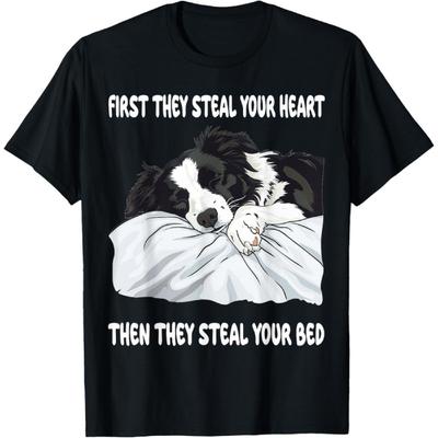 Border Collie Schlafanzug Nachthemd T-Shirt
