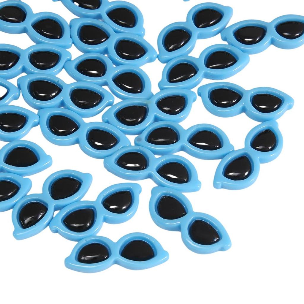 10 Buc. Acrilic Drăguț Cool Circular Ochelari Accesorii DIY