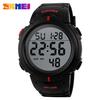 Skmei Herresportsklokker Utendørs digitalklokke LED-bakgrunnsbelysning Big Dial Running Chrono vanntette armbåndsur