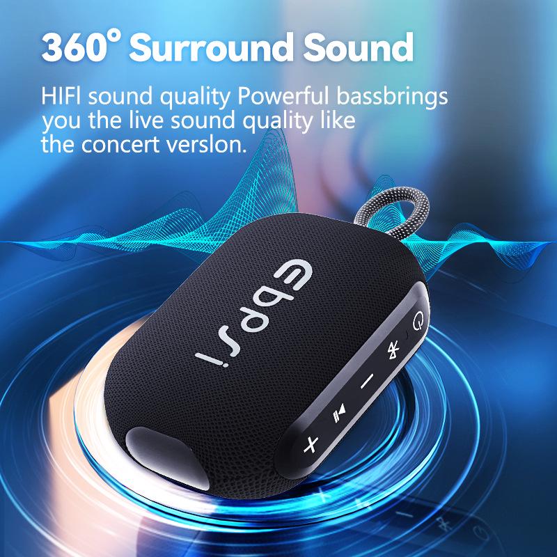 4GO Waterproof Portable Bluetooth Speaker: High-Quality Sound, Outdoor Wireless Mini Subwoofer