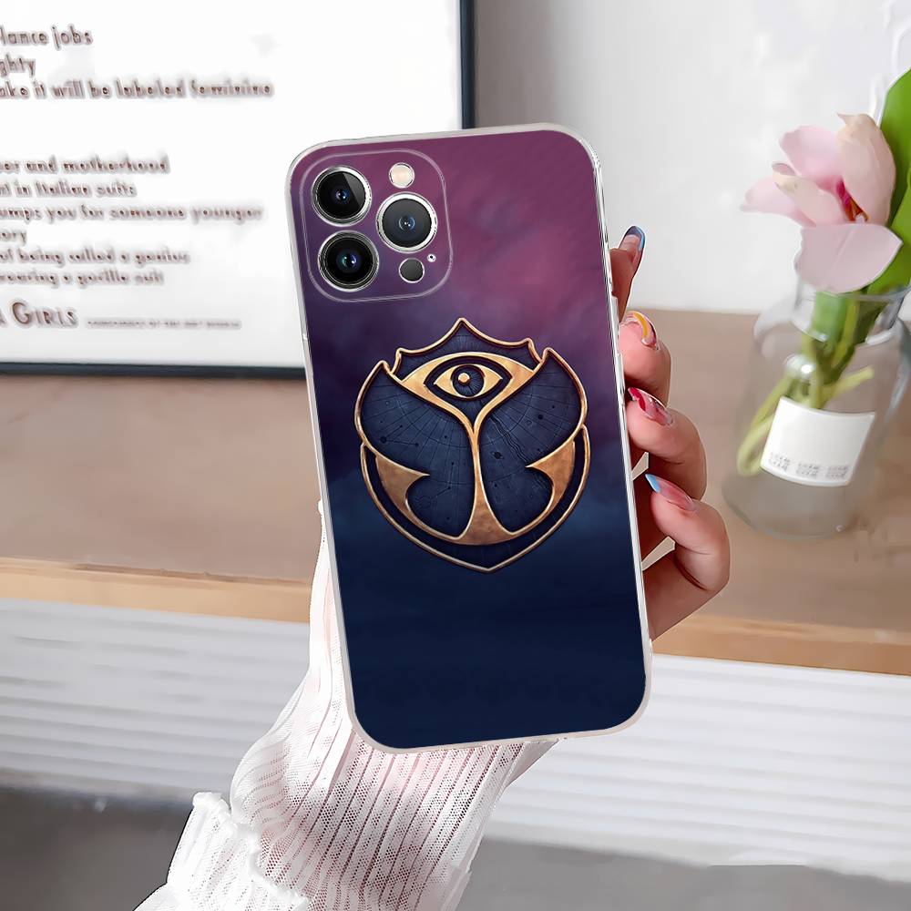 

T-Tomorrowlands Music Logo Case For Iphone 17 16 15 Pro Max 11 12 13 14 Pro Plus Phone Cover iPhone 17pro max