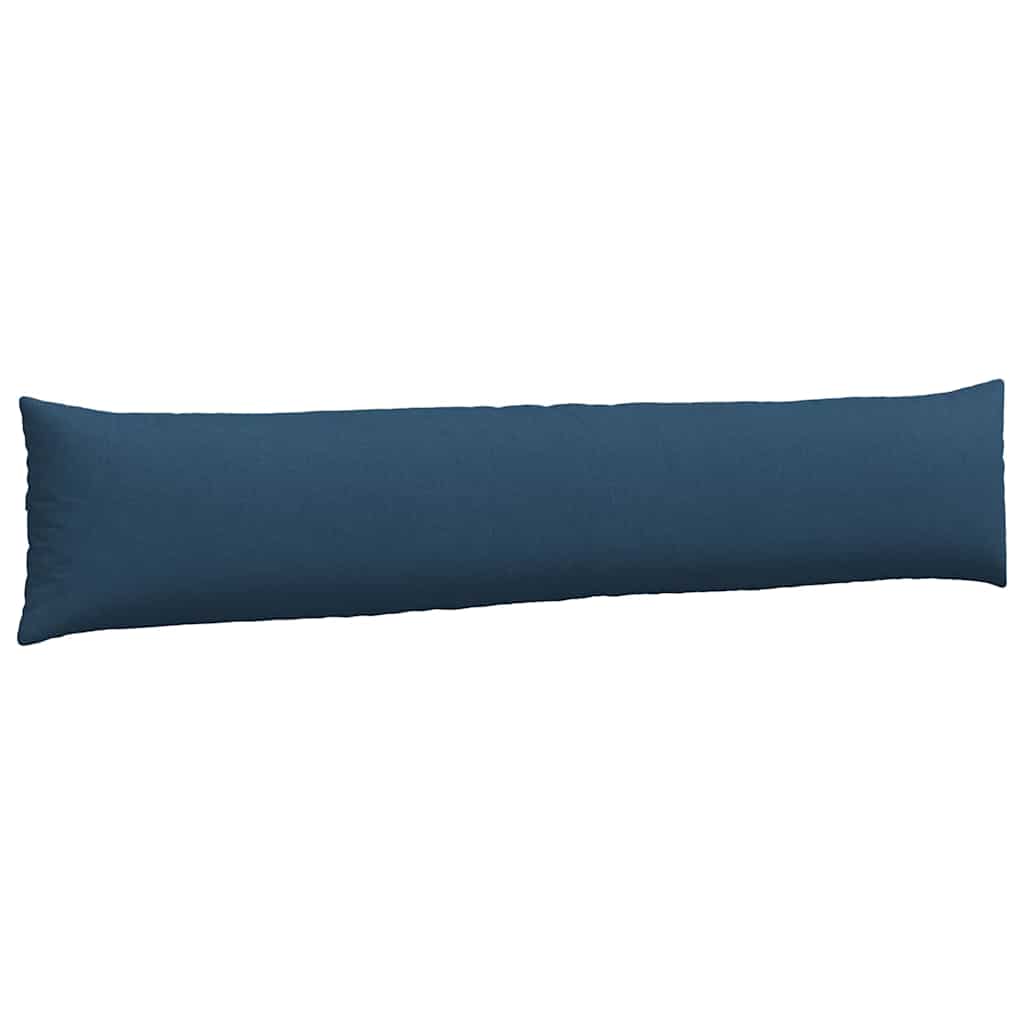 Sofa Cushions 2 Pcs Blue 200 X 40 Cm Fabric
