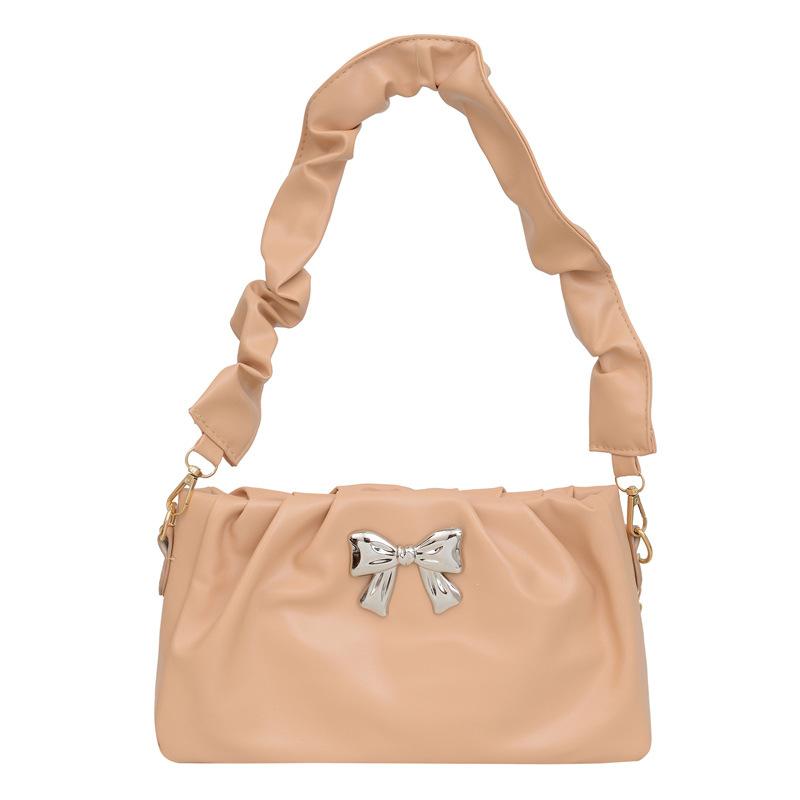 Popular Niche Bags for Women New Trendy Fashion Crossbody Bags for Women Ins One-shoulder Pleated Chain Bags for Women