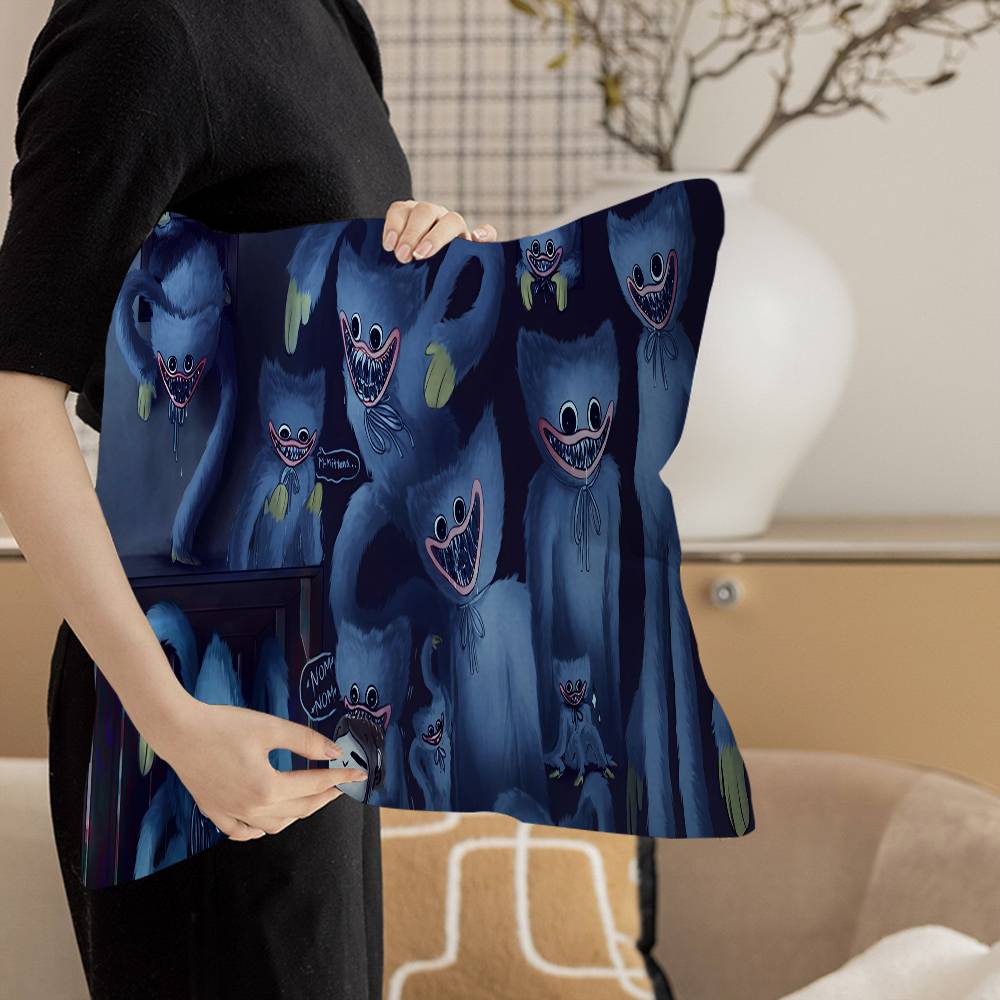 H-Huggy W-Wuggy Pillow Anime Pillow Sofa Bed Head Pillow Cover Cushion Cover 45x45 Cm Fashion