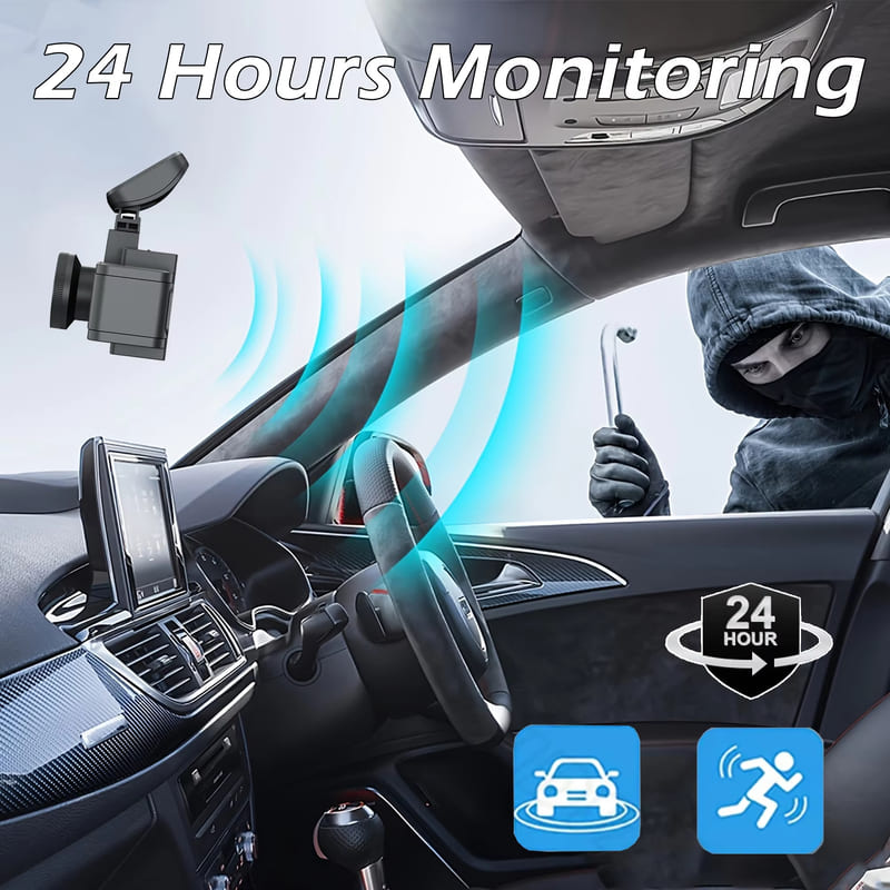 New 1080P 3 Channel Dash Cam Video Recorder Three Lens Front Back Left Car Camera with Rear View DVR Black Box Car Accessories