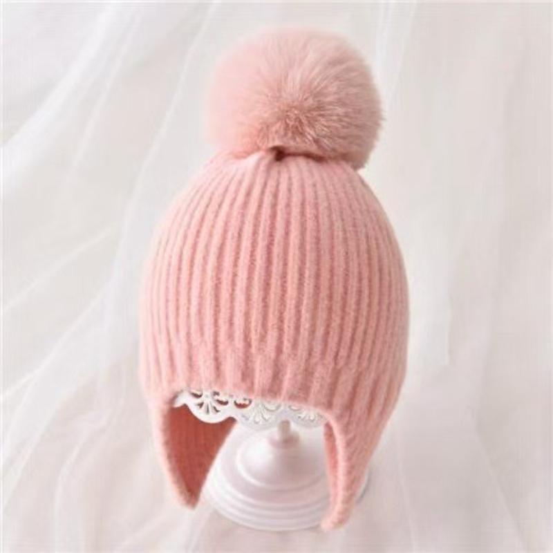 Children's Cute Super Cute Bear Winter Outdoor Windproof and Warm Ear Protection Hat