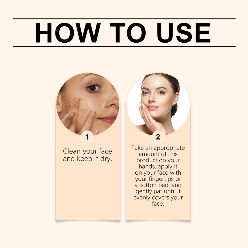 Brightening Concealer BB Cream Gentle, moisturizing, natural, light, hydrating, brightening, and concealing
