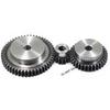 1Pcs 2 Module Spur Gear 21T/22T/23T-60T 45# Steel Motor Gear 2M Mechanical Transmission Gear Process Hole 10/12mm