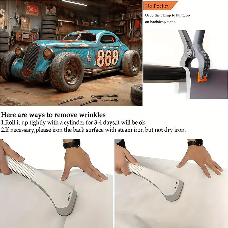 Tapisserie Voiture de Course Rouillée Vintage Hot Rod Garage Man Cave Art Mural