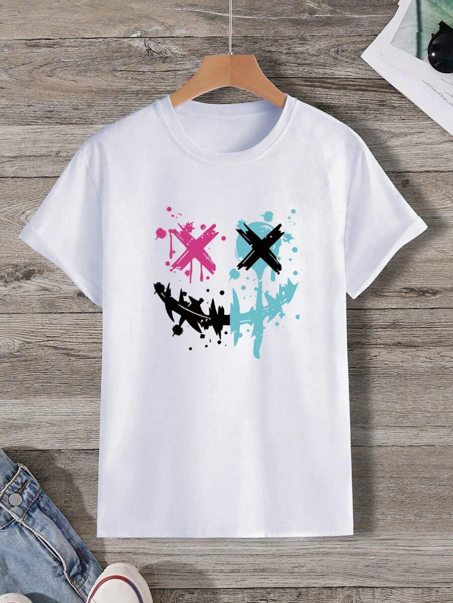 

Manfinity Homme Unisex s Emotive Printed Round Neck T-Shirt S