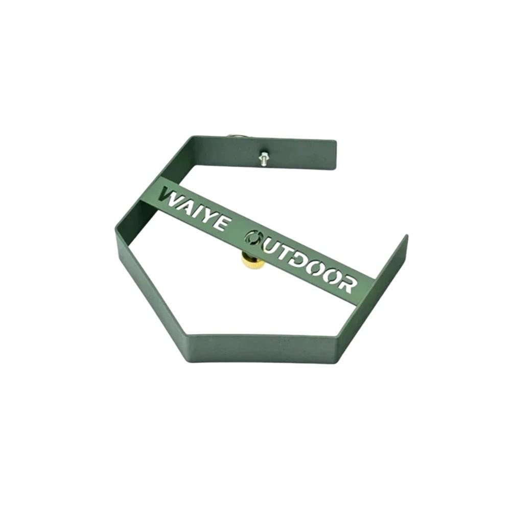 Hexagon Mosquito Coil Holder Metal Mosquito Repellent Tray Mosquito Coil Bracket Outdoor Camping зелёный