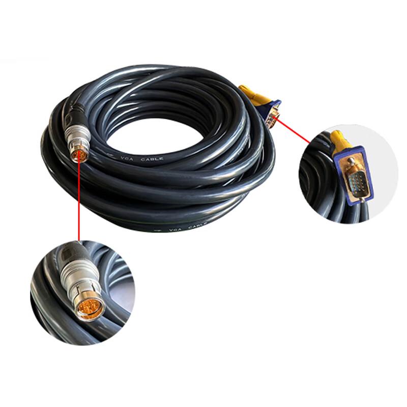 HOPECENT 19-Pin Aviation Plug To VGA Cable