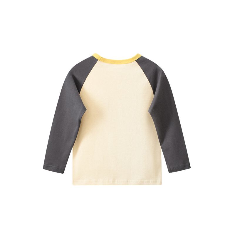 27Kids Children's Clothing Long-Sleeve T-Shirt for Boys, Spring and Autumn, Car-Themed Base Shirt, Pure Cotton Clothes for Baby Boys, Autumn Clothes