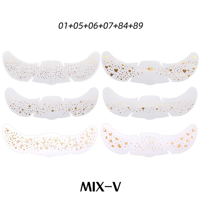 Simulation Sommersprossen Aufkleber Make-up Gesichtsaufkleber Wasserdicht und Schweißfest Natürliche Sommersprossenfarbe Bräunung Heiß Silber Tattoo-Aufkleber