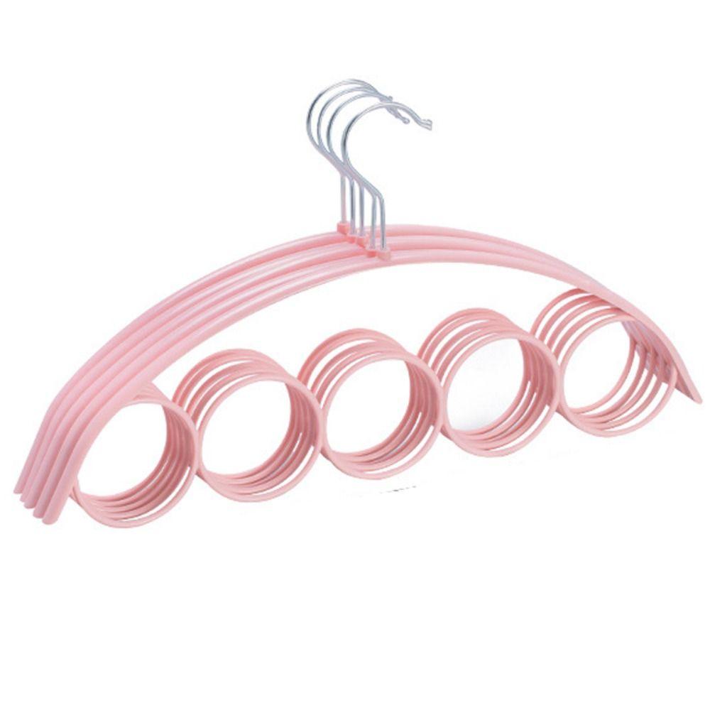 Rack Belt Rack Hanger Shawl Ties Hanger Organizer Holder Hook Ring Rope Slots Holder Storage Hanger