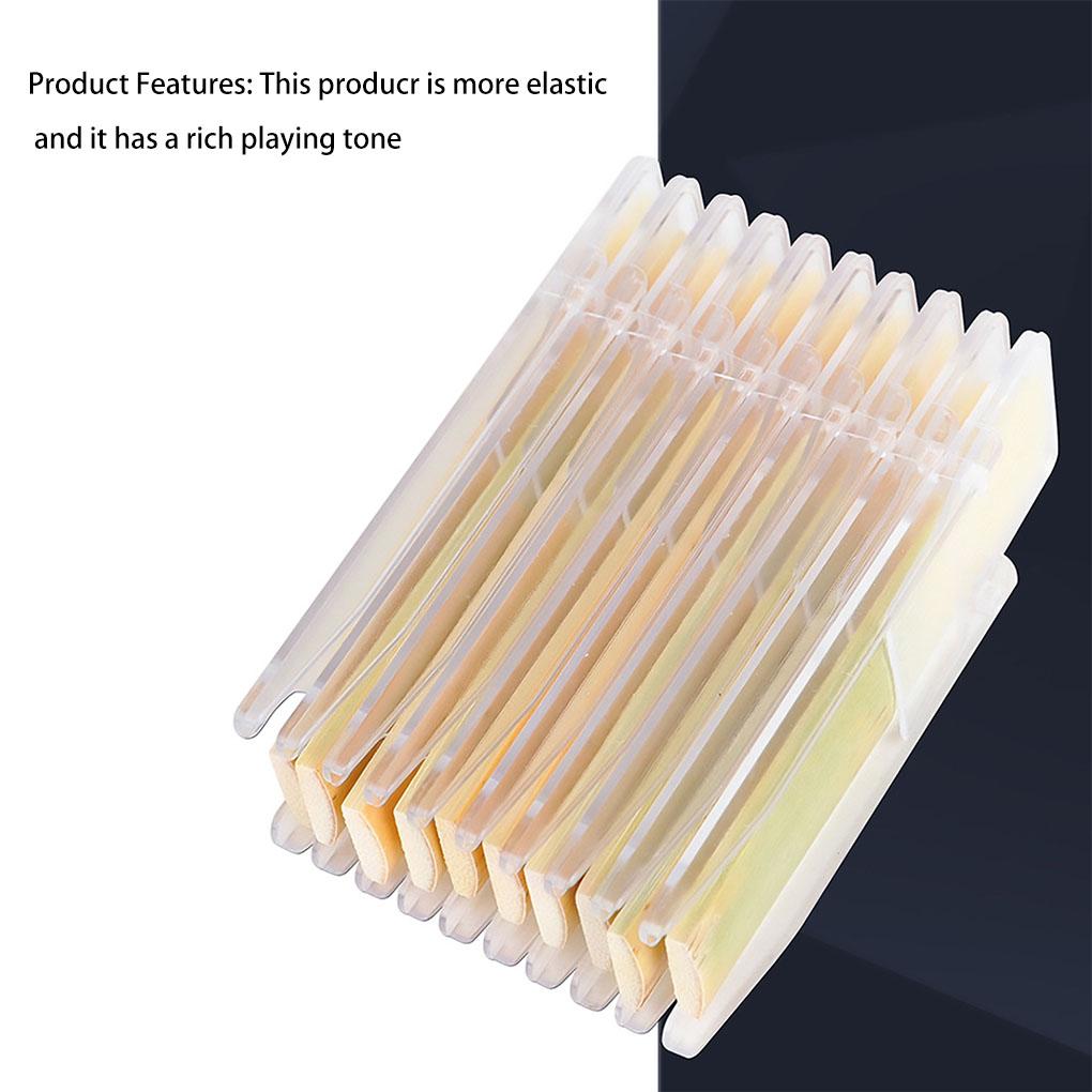 10Pcs Reed Clarinet Plate Strength Smooth Supplies Auxiliary Clip Craftsmanship Protection Whistle Parts Stabilization