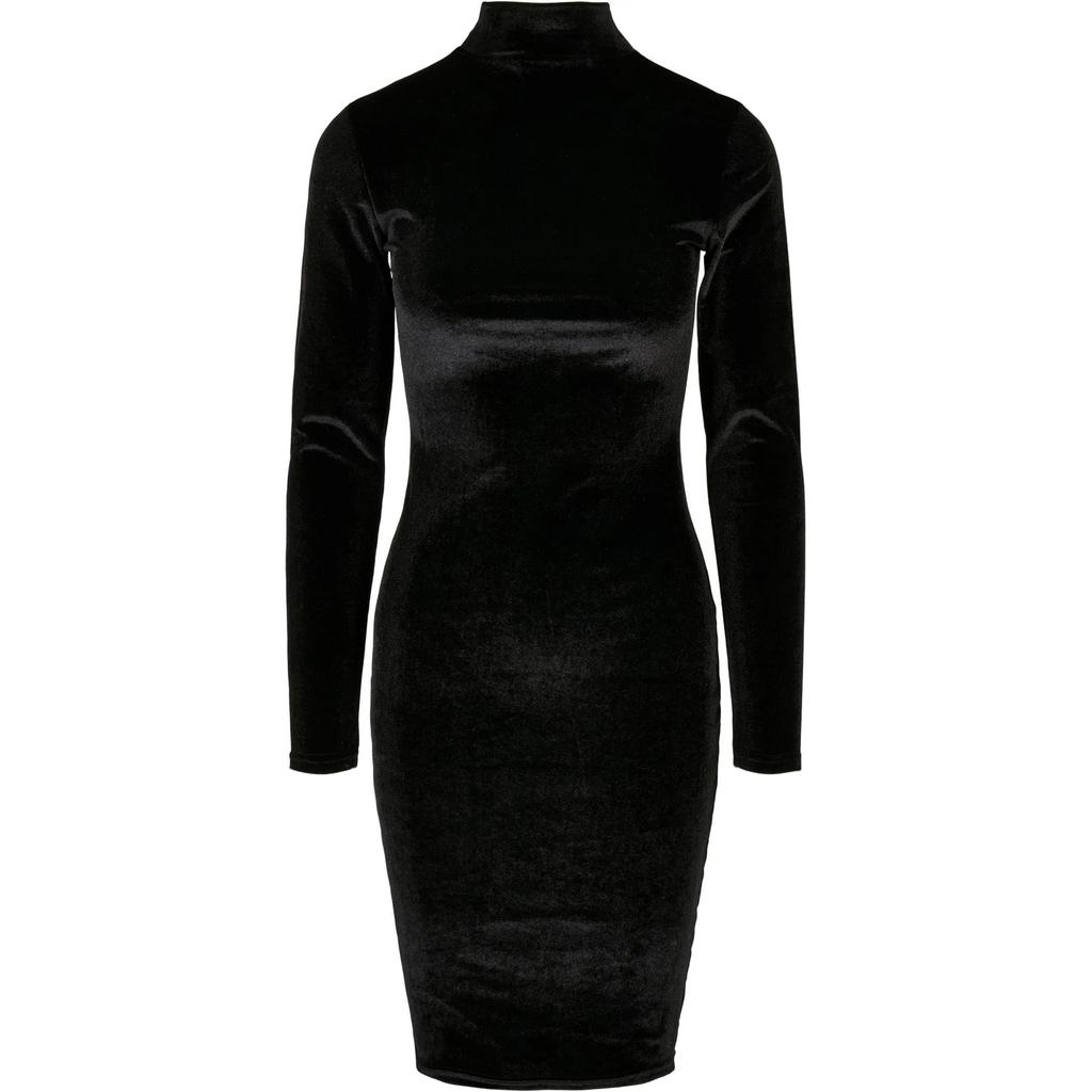 Urban Classics Womens/Ladies Velvet Turtle Neck Dress