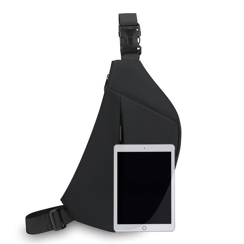 Unisex Bröstväskor Crossbody-väska för Män Messenger-väska Sling Axelväska Mobiltelefon Vattentät Ryggsäck Rese Sportväskor