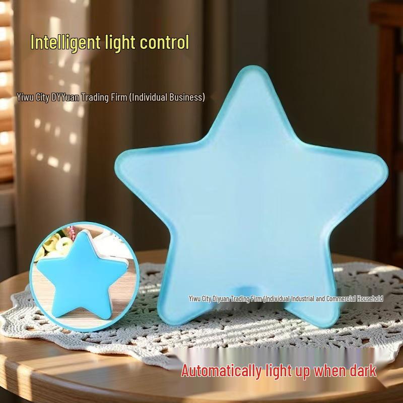 Creative LED Cartoon Night Light: Sensor-Activated Baby Feeding Lamp