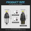 MAXGTRS 2Pcs 1156 P21W 1157 T20 LED 7440 W21W Reverse 7443 WY21W W21/5W Parking Lamps Daytime Running Light 3570 Chip Canbus