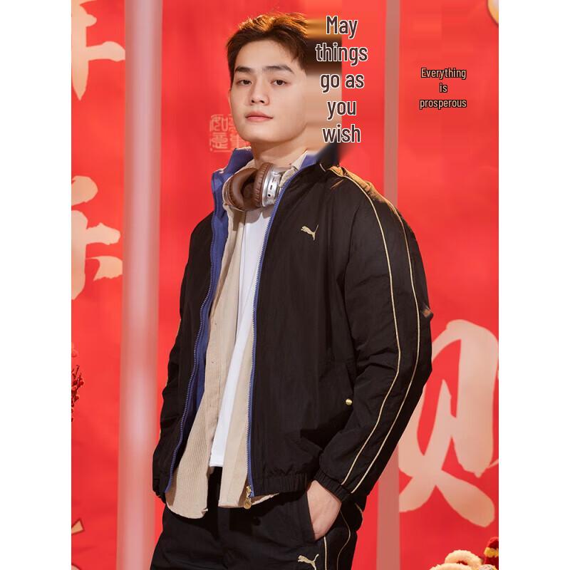 

PUMA Men s Fleece-Lined Windproof Jacket M