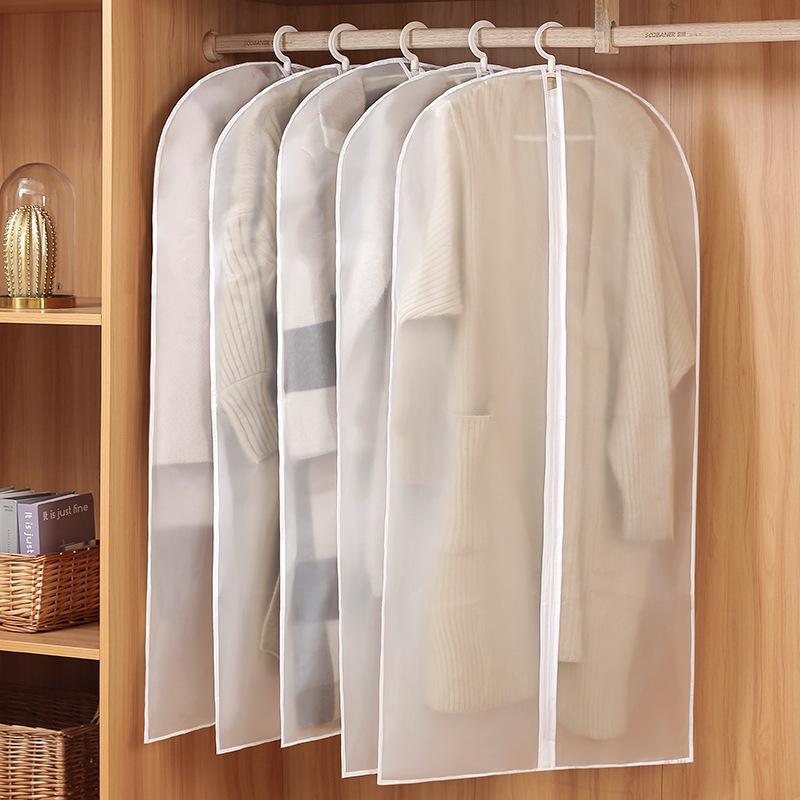 Translucent Extra-Large Wardrobe Hanging Suit Dust Cover