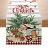 Festive Table Runner Christmas Decoration Printed Linen Table Mat Small Dining Table Cover