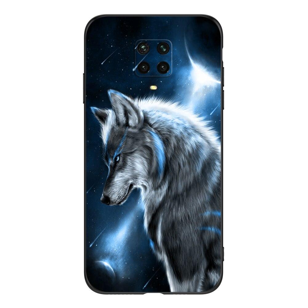 

Чехол для Xiaomi Redmi Note 9S 9pro 6,67 дюйма, чехол для Redmi Note 9 Pro Note9S Note9Pro, черный чехол из ТПУ, лев, волк, тигр, дракон Redmi Note 9 Pro