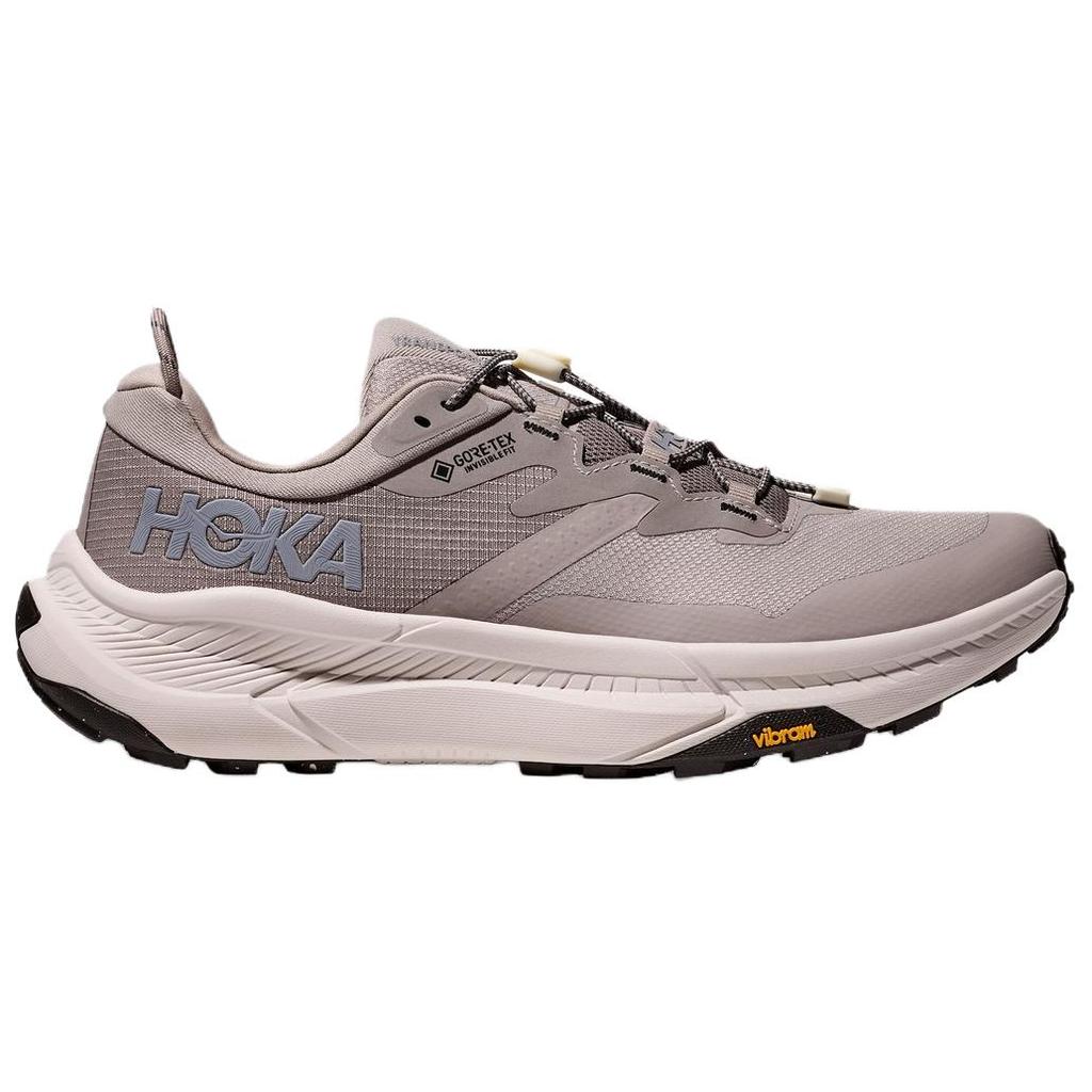 HOKA One One Transport Gtx Comfortable Durable Waterproof Breathable Supportive Balanced Grip Low Top Hiking Shoes Men Hiking Shoes Gray 1133957F-CSTC