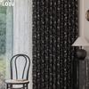 1PC LOZUJOJU Mid Ancient Style Floral Blackout Curtains French Lace Edge Curtains for Bedroom Living Room Home Decor