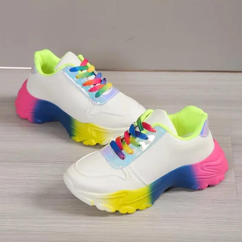 Damen Sneakers Herbst Neue Damen Laufschuhe Plus Size Damen Freizeitschuhe Mode Rutschfeste Plateauschuhe Zapatillas De Mujer