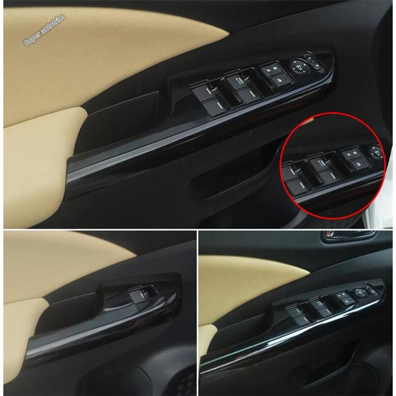 For Honda CRV CR-V 2012 - 2016 Car Door Armrest Window Glass Lift Switch Button Panel Cover Trim ABS Matte Accessories Interior