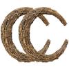 Moon Shape Wreath Rings Branch Wreath For Crafts