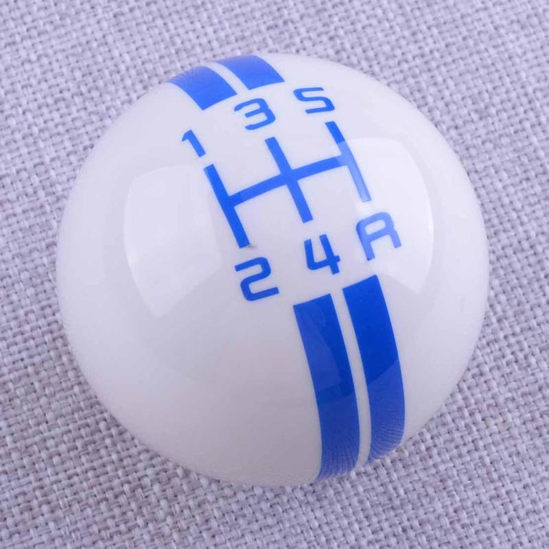 Universal Car 5 Speed Round Manual Gear Shift Knob Ball Head Shifter Lever