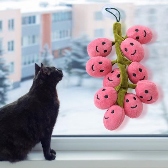 Simulace plyšových hraček z hroznů 20/26 cm Vycpané plyšové hračky realistické panenky Kreativní dekorace z hroznů Přívěsek na batoh Ovocné panenky pro děti Domácí dekorace do pokoje