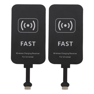 2pcs 10W 5V 2A Type C Wireless Charging Receiver for Galaxy A51 A40 A20E J2 J3 J7 Wireless Charger
