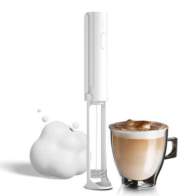 Electric Milk Frother Rechargeable Handheld Foam Maker for Coffee 3 Levels Adjustable Hangable