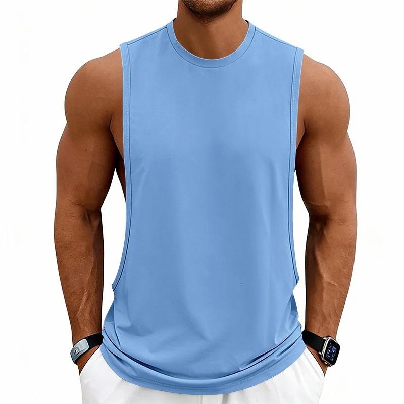 Men Loose Summer Sports Tank Top Gym Fitness Basketball Training Vest