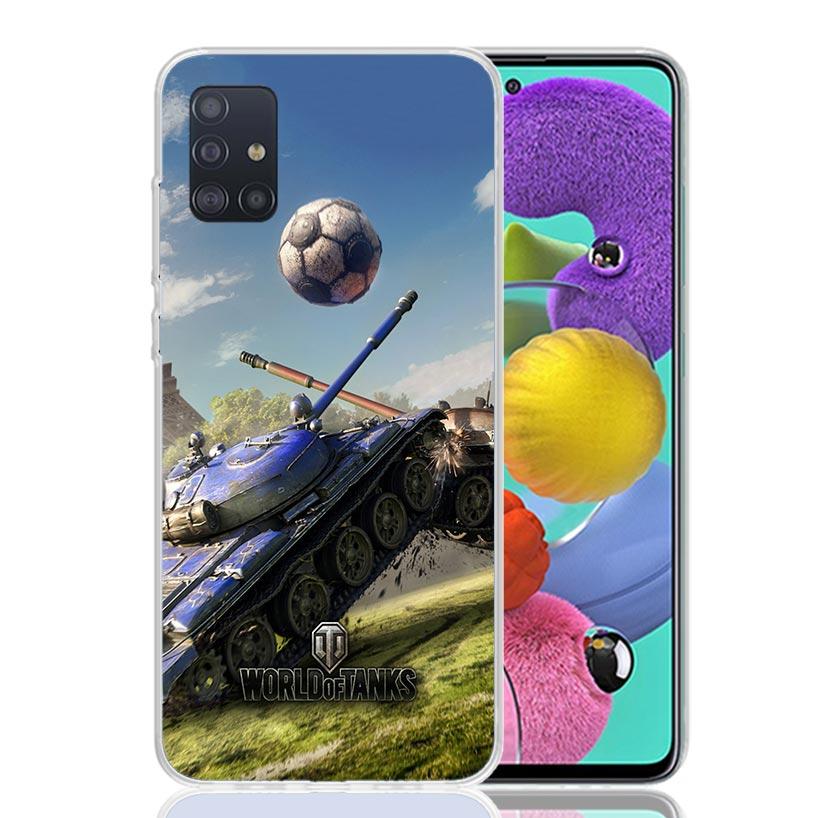 World of Tanks Phone Case For Samsung Galaxy A52 A32 A22 A12 A02S A50S A30S A51 A31 AA71 Note 20 Ultra 10 S10 Plus Galaxy A52 A4