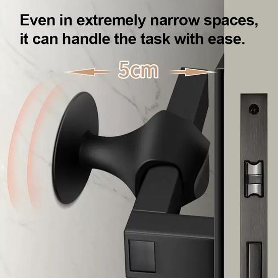 Silicone Door Stopper Wall Protector Home Office Door Handle Stops Shock Absorbing Noise Reduction Anti-collision Door Wall Bumper