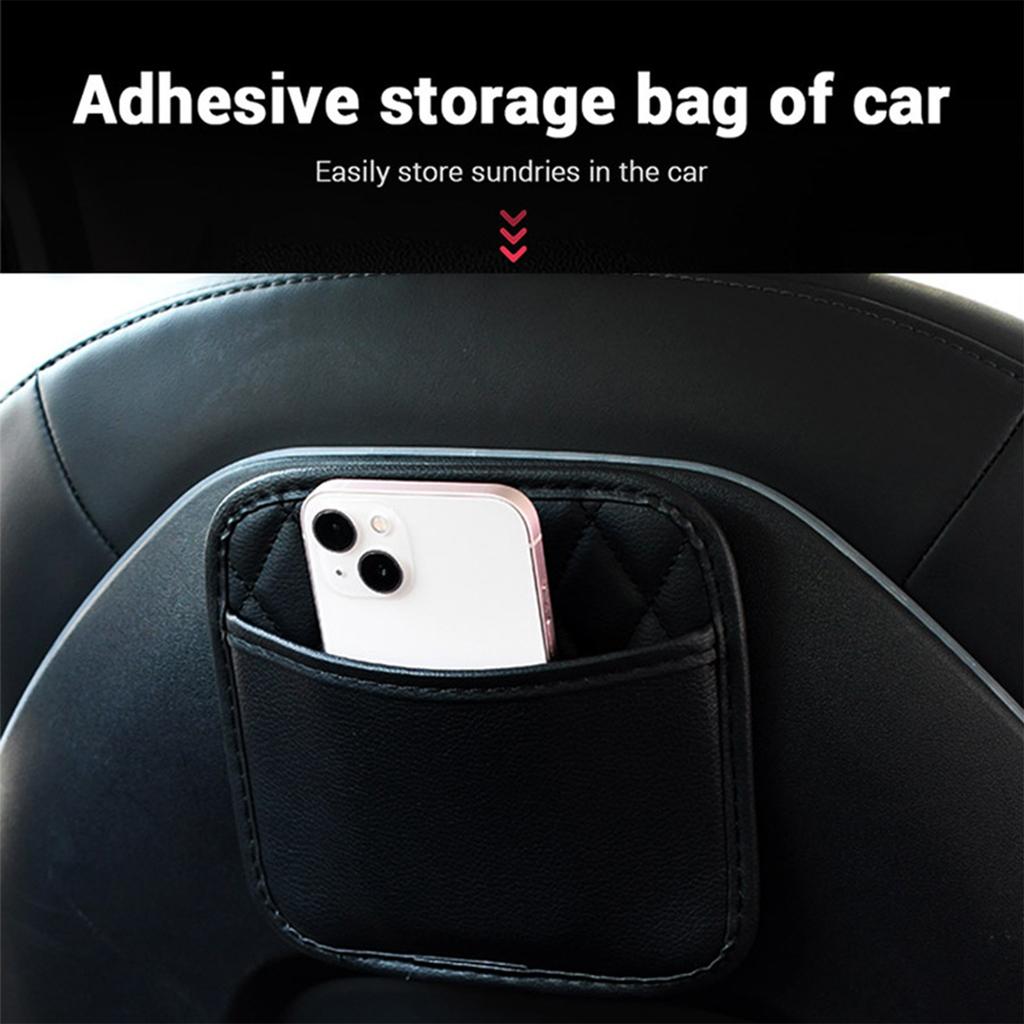 Easy To Install Leather Car Organizers Storage Solution Suitable for Neat and Tidy Interior Travel Needs Without Clutter