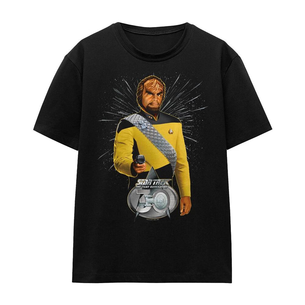 

Star Trek Worf 30 Ladies 100% Cotton T-shirt Mens Tees Top S-2XL, Black M
