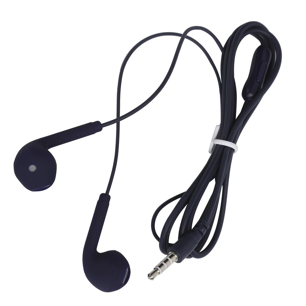 U19 Drátová univerzální sluchátka s konektorem 3,5 mm, HiFi, hudební, s drátovým ovládáním pro mobilní telefon(Nachový )