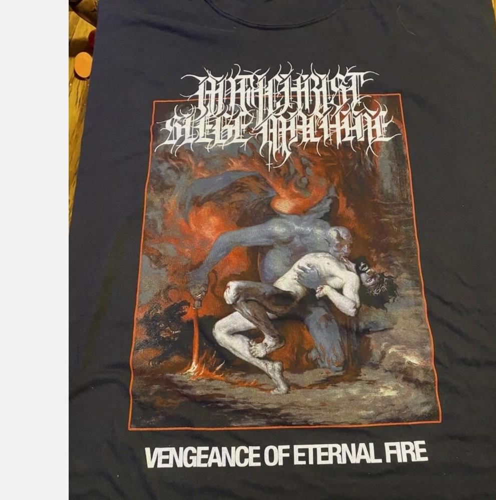 

Antichrist Siege Machine Музыка для влюбленных Черная хлопковая футболка XL