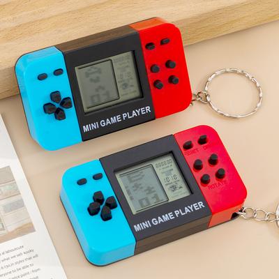 Mini Handheld Game Console Keychain Video Game Player Party Favors For Kids Birthday Christmas Gifts School Classroom Prizes